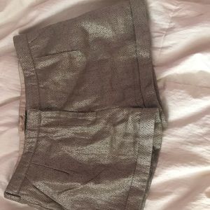 Shimmery shorts